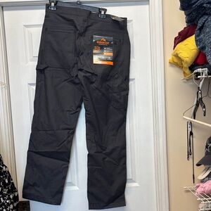 Ridgecut Toughwear Men’s Black Work Pants - Durable Utility Trousers New 34x32